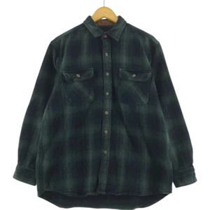 Vintage 00'S Field and Stream FIELD AND STREAM Ombre Check Long Sleeve Flann... - Picture 1 of 4