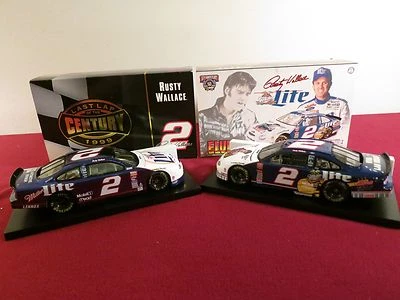 (2) 1998-99  RUSTY WALLACE #2  " ELVIS & LAP OF CENTURY " 1:24 DIECASTS CARS - Image 1 of 4