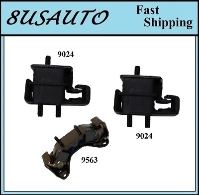 3 PIEZAS MOTOR DELANTERO Y MONTAJE TRANS APTO PARA 2003 SUBARU FORESTER 2.5L SOHC - TRANSMISIÓN MANUAL Foto 1 de 4