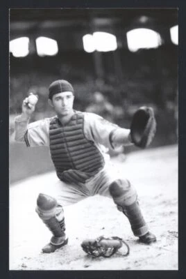 HAL SPINDEL Real Photo Postcard RPPC 1939 St. Louis Browns George Burke  - Image 1 of 3