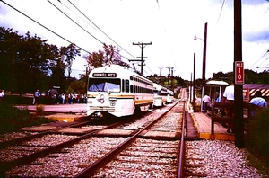 ORIGINAL KODACHROME SLIDE PITTSBURGH PCC #4008, 4009 & 4004 LYTLE SEPT. 5, 1999 - Picture 1 of 1