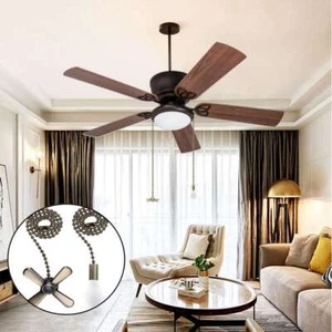 Ceiling Fan Beaded Pull Chain Extension w/Connectors Home Light Bulb Decor SALE! - Picture 1 of 8