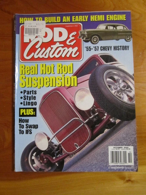 MAGAZINE ROD & CUSTOM OCTOBER 2000 VOL. 34 NO. 10  GREAT ***  MUST SEE ** - Image 1 of 1