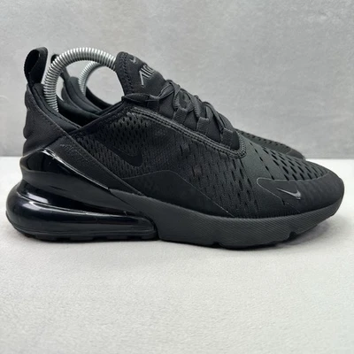 Womens Size 8 Nike Air Max 270 Shoes Triple Black Athletic Running Sneakers 2023 - Image 1 of 4