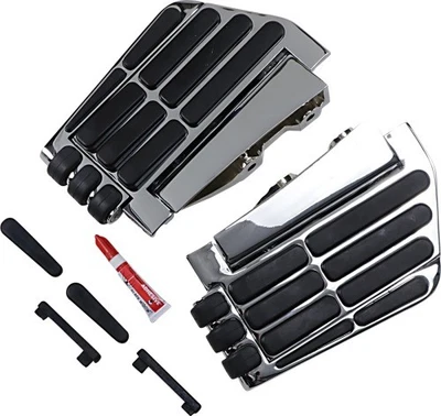 Tábuas de assoalho Kuryakyn Transformer - Bicicleta de rua cromada motocicleta 7006 kur7006 - Imagem 1 de 4