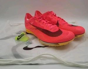 Nike Air Zoom Victory Men's Size 12.5 Hyper Pink Black Track Spikes CD4385-600 - Picture 1 of 8