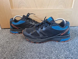Scarpe da ginnastica uomo Karrimor running Tempo 5 blu e nere taglia 9 UK "10 USA" "43 EU" - Foto 1 di 13