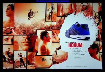 Vans Hokum Zapatos Cory Nastazio 2001 BMX Comercio Impresión Revista Anuncio Póster Foto 1 de 2