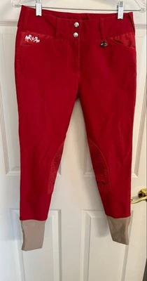 Calças regata femininas Equine Couture tamanho 28 - Imagem 1 de 4