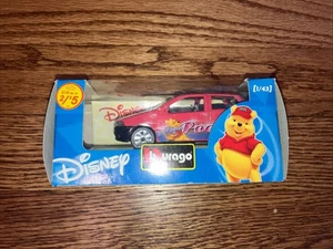 Bburago Burago 1 Out Of 43 Cars Winnie The Pooh Red Car 100 Acre Woods Toy Car - Picture 1 of 6