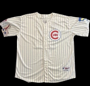 Camiseta deportiva con parche del 100 aniversario de Ernie Banks de los Chicago Cubs #14 talla 52/2XL - Imagen 1 de 16