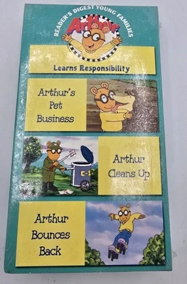 Arthur Learns About Responsibility Readers Digest Young Families VHS 2002 VTG - Image 1 of 4