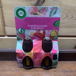 Air Wick Lush Honeysuckle & Raspberry Essential Mist Oil Refills 2 Pack - Picture 1 of 2