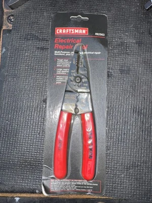 Sears Craftsman EE. UU. Nos Cortador de Alambres Pelacables Crimpadora Grande 10-22AWG Foto 1 de 4