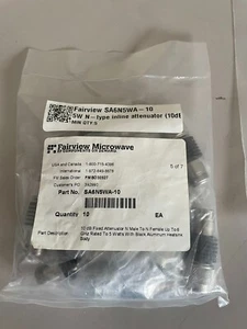 Lot of 10 Fairview Microwave SA6N5WA-10 Sealed/New - Picture 1 of 5