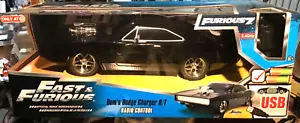 Jada Toys Fast & Furious Dom’s 1970 Dodge Charger R/T RC Car NIP - Picture 1 of 5