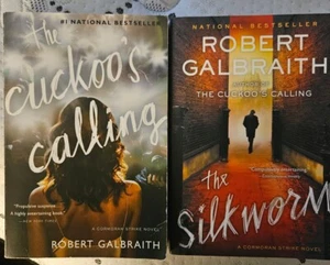 2 Novels By Robert Galbraith (J.K.Rowling) The Cucoos Calling & The Silkworm... - Bild 1 von 3