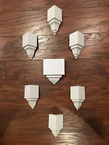 Crown Molding Corners 7 Blocks (6) Insides (1) Mid transition For 2 5/8" Crown! - Picture 1 of 1
