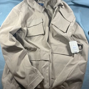 Mens George Button Up Utility Jacket Size Medium (38-40) New - Stonewash LL - Picture 1 of 7