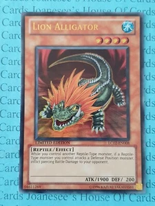 Tarjeta Lion Alligator LC02-EN008 Ultra Rara Yu-Gi-Oh Edición Limitada Nueva - Imagen 1 de 3