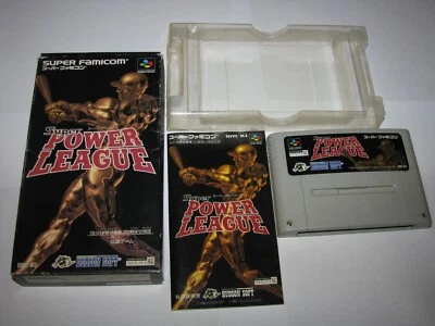 Super Power League 1 Super Famicom SFC Japan import Boxed + Manual US Seller - Image 1 of 4