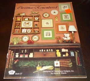 Vintage Kreuzstichbuch Weihnachten erinnert 1984 kostenloser Versand - Bild 1 von 2
