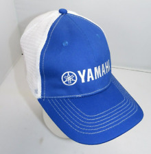 YAMAHA SnapBack Trucker Mesh Hat Spell Out Blue/White OSFA