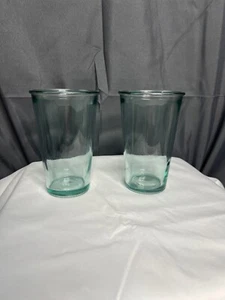 Set of 2 Recycled Glass 5 Inch Cups - Picture 1 of 8