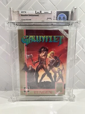 Gauntlet Nintendo Nes sellado de fábrica graduado 8,0 WATA Foto 1 de 2