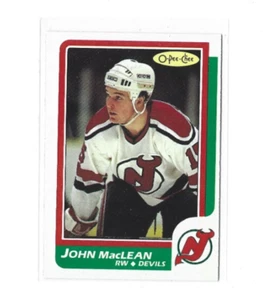 1986-87 O-Pee-Chee #37 John MacLean RC NMMT - Picture 1 of 2