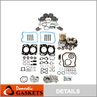 Engine Rebuild Kit Fits 02-05 Subaru Impreza WRX Turbo 2.0L USDM EJ205 - Image 1 of 4