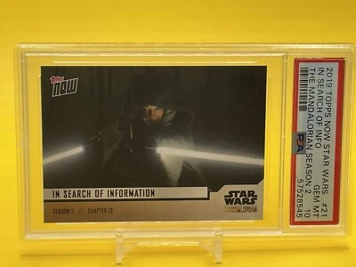The Mandalorian TOPPS NOW 21 — AHSOKA TANO ДЕБЮТАНТ RC PSA 10 Gem как новая 🔥 - Изображение 1 из 2