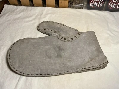 老式单件手工制作皮革焊接手套 — 第 1/4 张图片