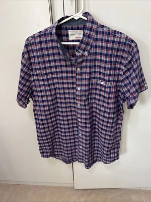 Sovereign Code Men’s Button  Shirt Plaid Blue Red XL - Image 1 of 4