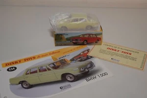 TT 1:43 ATLAS DINKY TOYS 534 BMW B.M.W. 1500 LIGHT GREEN MIB - Picture 1 of 3
