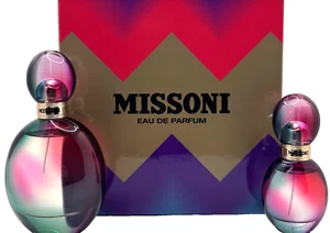 MISSONI 2 PCS GIFT SET FOR WOMEN EAU DE PARFUM 3.4 Oz / 100 ml, 1.0 Oz / 30 ml - Picture 1 of 7