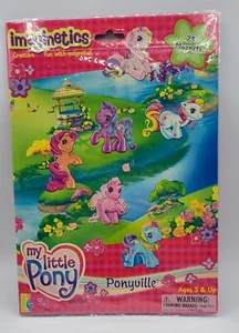 My Little Pony Imaginetics Magnetic Scene And 23 Magnets Ponyville NOS 2004 - Picture 1 of 3