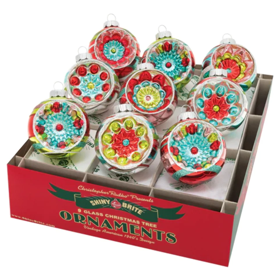 Festive Fete Reflector Rounds 2.5" Set of 9 - Image 1 of 1