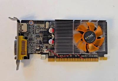 ZOTAC GeForce GT 520 1GB 64BIT DDR3 Low profile Graphics Card 288-1N222-001ZT - Image 1 of 4