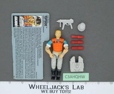 Topside V1 100% Complete G.I. Joe 1990 Hasbro Vintage Action Figure - Image 1 of 2