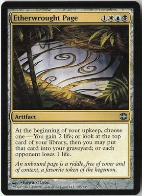 Etherwrought Page Uncommon Alara Reborn NM/LP MTG - Image 1 of 2