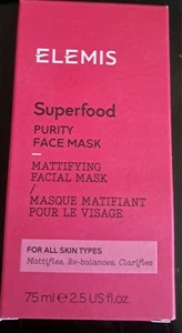 Elemis Superfood Purity Mattifying Face Mask BNIB RRP £34 75ml FREE UK POST - Picture 1 of 2