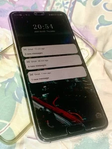 Huawei P20 Pro CLT-L29 - 128GB - 6GB ram Twilight (Unlocked) (Dual Sim) - Picture 1 of 9
