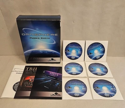 Spectrasonics Omnisphere Power Synth 1 Virtual Instruments Software PC 6 Discs - Image 1 of 4