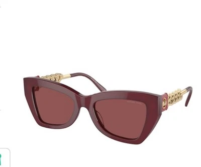 Gafas de sol Michael Kors MK2205 Montecito rojo oscuro transparentes ojo de gato. Nuevo Foto 1 de 4