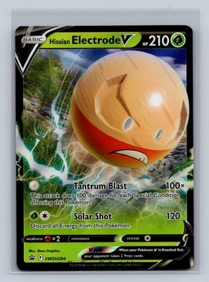 Hisuian Electrode V Promo SWSH: Sword & Shield Promo Cards SWSH294 NM Free Shipp - Image 1 of 2