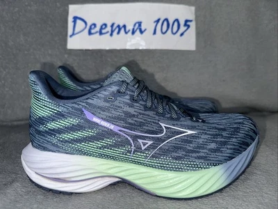 Women’s Mizuno Wave Rider 28 Running Shoes ‘Citadel/White’ - Size 8 - Image 1 of 4