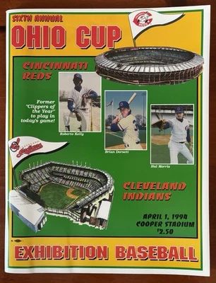 Vintage 1994 Ohio Cup 6th Annual Exhibition Game Cleveland Indians vs Cin Reds - Image 1 of 4