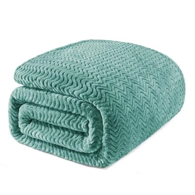  Manta King para Cama, Acogedora Ligera Polar King (90x104 IN) Celadon Foto 1 de 4