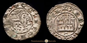 Alfonso X. Dinero prieto. (0,64 g.). Sin ceca. (1252-1284). BAUT-390. MBC+. Crec - Bild 1 von 3